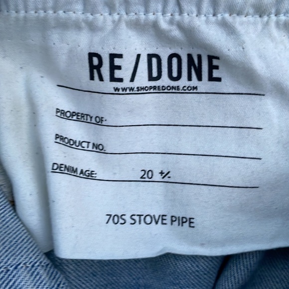 RE/DONE 70s Ultra Stove Pipe in Light Destroyed 15 - Picture 6 of 8